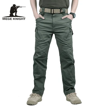 Mege Taktiskās Kravas Bikses Kokvilnas Militārā ASV Armijas Kaujas Bikses Darba Apģērbi Vīriešu Jogger Gadījuma Bikses Streetwear Airsoft Rīku
