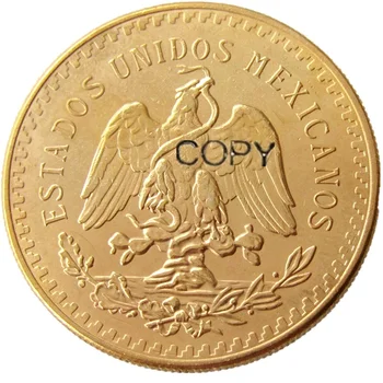 Meksika 1947 Zelta Pārklājumu 50 Peso Zelta Pārklājumu kopēt monētas 20048