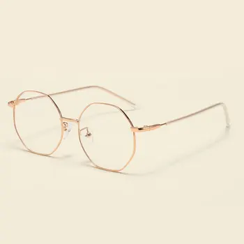 Metāla Brilles Rāmis Unisex Pilna Loka Brilles Anti Blue Ray Optisko Briļļu un Acu Brilles Pavasara Eņģes Jaunas Ielidošanas 28252