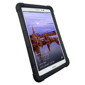 MingShore Silikona Gadījumā Huawei Mediapad T1 8.0 S8-701U/W Nelīdzens Segums, T1 8.0 Pro T1-821L/U/W/823W Tablete Triecienizturīgs Gadījumā