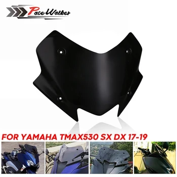 Motociklu Melna Priekšējā Vējstikla Sejsegu Viser piemērots YAMAHA TMAX 530 TMAX530 T-MAX-2019 T-MAX530 SX DX