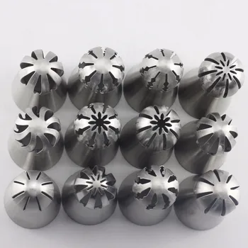 Mujiang 93 Gab./Komplekts Nerūsējošā Tērauda Krievijas Sfērisku Bumbu Apledojuma Cauruļu Uzgaļi Mīklas Padomus Cupcake Pomādes Kūka Dekorēšanas Instrumentiem