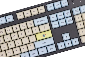 Mēness nolaišanās profils XDA keycap 121 Atslēgas krāsu sublimēts Par MX slēdži mehāniskā tastatūra keycaps