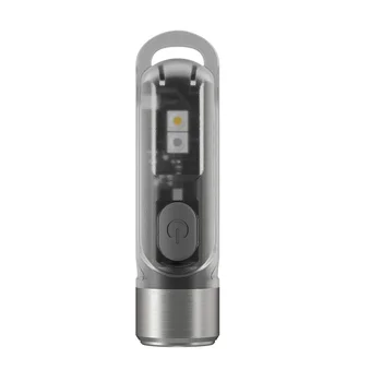 NITECORE TIKI LE Mini Led Lampiņu P8 CRI Balts+UV LED Keychain Lukturīti, ar USB Uzlādes Pārgājienu un Kempinga