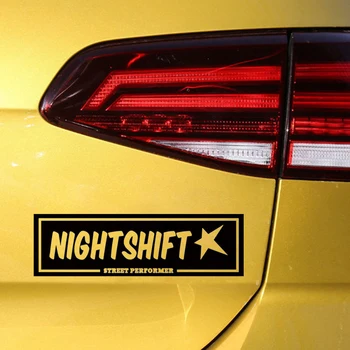 NightShift ielā izpildītājs lodziņā iepļaukāt JDM uzlīmes nostāju logu bufera decal Auto Dizains Auto Uzlīmes Auto Piederumi