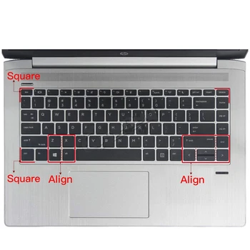 OVY Tastatūras Ietilpst HP probook 440 G5 G6 G7 14 collu 2019 2020 skaidrs, TPU klēpjdatora klaviatūras vāka ar aizsargplēvi anti putekļu jaunas