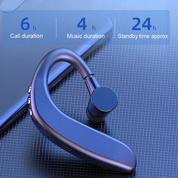 Oppselve Bluetooth Austiņas Auss Āķi, pa Kreisi, pa Labi Austiņas Bezvadu Bluetooth 5.0 Vienu Austiņas ar Mic Handsfree Hairphone