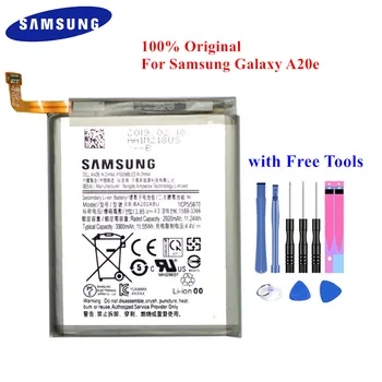 Oriģināls Akumulators, EB-BA202ABU Samsung Galaxy A20e SM-A202F/DS, SM-A202F 2920/3000mAh Pilnu Jaudu Li-Polymer Akku +Instrumenti