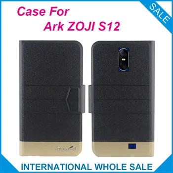 Oriģināls! Ark ZOJI S12 Gadījumā 5 Krāsas Modes Luksusa Ultra-plānas Flip Ādas Aizsardzības Vāks Ark ZOJI S12 Telefonu Gadījumā