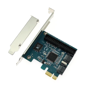PCI-e Kontrolieris PCI Express Card PCIe IDE SATA Iekšējais Ārējais Adapteris Konvertētājs 2024