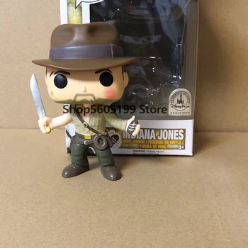 POP #200 Indiana Jones ar kasti Vinila Darbības Rādītāji Kolekciju Modelis Rotaļlietas Bērniem dāvanu
