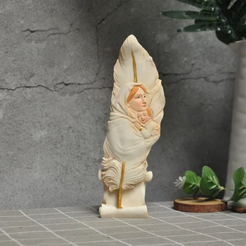 PRZY 4 Stili 3D Katoļu Jaunavas Marijas Jēzus Eņģelis Silikona Veidnē Pomādes Veidnes Sveķu Ģipša Šokolādes, Sveces, Konfektes, Pelējuma, Pelējums