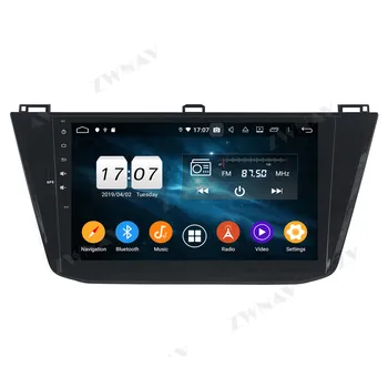 PX6 4G+64GB Android 10.0 Auto Multimedia Player, Uz Volkswagen Tiguan. gadam GPS Navi Radio navi stereo IPS skārienjutīgais ekrāns, galvas vienības 8640