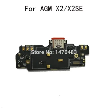 Par AGM X2 Oriģinālo USB Uzlāde Dokā Ar Mikrofonu USB Lādētāja Kontaktdakšu Valdes Modulis Remontu Daļas AGM X2SE / Mann 8S