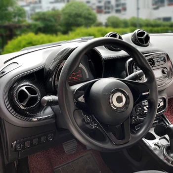 Par Mercedes Smart 453 Fortwo forfour Auto interjera modelēšana oglekļa modelis ABS plastmasas apdare modifikācijas piederumi