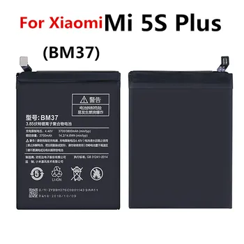 Par Xiaomi BM37 Mobilā Tālruņa Akumulatoru Xiaomi Mi 5s Plus 5Splus Akumulatora 3800mAh Rezerves Baterijas