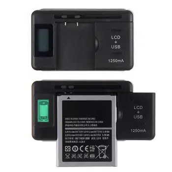 Par mobilajiem Tālruņiem, LCD Indikators Ekrāna Universālā Mobilo Akumulatoru Lādētājs + USB-Port_KXL0728