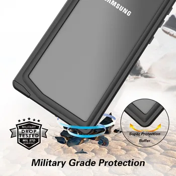 Pilna Boday Case for Samsung Galaxy Piezīme Plus 10 Ūdensizturīgs Gadījumā, Triecienizturīgs Vāks Note10 Note10+ Zemūdens Peldēšanas Shell