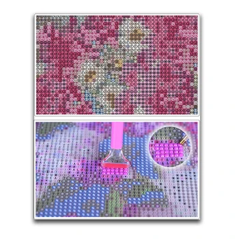 Pilnu Kvadrātveida Dimanta izšuvumi krustdūrienā daisy Pilna Apaļā Dimanta mozaīkas krizantēmu DIY 3D Dimanta krāsošanas ziedi