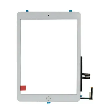 Planšetdatoru Piederumi iPad 6 2018 6th Gen A1893 A1954 Touch Screen Digitizer Priekšējais lcd ārējais stikls Ar Pogu Home