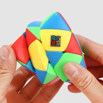 Qiyi Mastermorphix 3x3 Puzzle Magic Cube Rīsu Klimpām Ātrums Cube profesionālās Pyramorphix Izglītības Mācību Rotaļlieta Bērniem