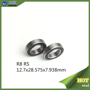 R8RS Paturot 12.7x28.575x7.938mm ABEC-1 ( 10 GAB.) Collu Miniatūras R8 2RS Lodīšu Gultņiem