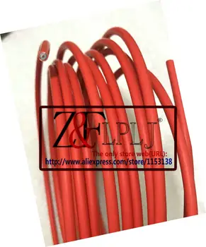 RF koaksiālais kabelis 35 omi 141-35 / 35 OHM daļēji elastīga koaksiālo Vadu OD=4.25 MM Sarkana jaka 5M/DAUDZ