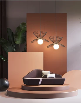 Radošās Dizaina Luksusa Dizaina Lampas Apgaismojums Kulons Zelta Black LED Vannas istaba Lampas Ar Regulējamu Vadu 28543
