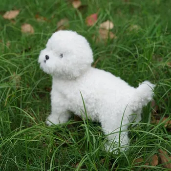 Reāli Plīša Teddy Suņu Lelle Simulācijas Suns Pildījumu Dzīvnieku Rotaļlietas, Pet Mīļotājiem Simulācijas Modelis, Rotaļlietas Bērniem
