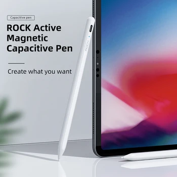 Rock iPad Zīmuli ar Palmu Noraidījumu,Aktīvā Irbuli Apple Zīmuli 2 1 iPad Pro 11 12.9 2020 2018 2019 6th Gen 7