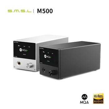SMSL M500 MQA USB DAC Austiņu Pastiprinātāju ES9038PRO Audio Dekodēšana XMOS XU216 DSD512 32Bit/768Khz USB/OPT/COAX ieeja