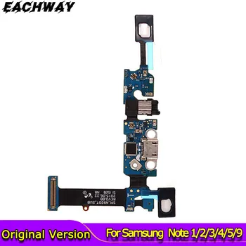 Samsung Galaxy Piezīme 1 2 3 4 5 9 Uzlādes Ostas Flex Kabelis Dokstacijas Savienotāju N7000 N7100 N900 N9005 N910F N920F Lādētāju Valde