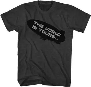 Scarface Dirižablis Pasaule Ir Jūsu Licencētu Pieaugušo T Krekls Klasisko Filmu Foršs Gadījuma lepnums t krekls vīriešu Unisex Jaunās Modes