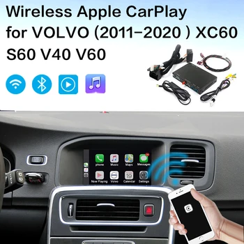 Shiliuxing Bezvadu Apple Carplay volvo Android Auto interfeiss Dekoders volvo (-2019）XC60 S60 V40 V60, volvo Carplay