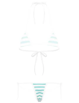 Sieviešu Gudrs Kawaii Stilā, Mini Bikini Erotiskās Apakšveļas Komplekts Piena Govs Pavada Kakla Krūšturis Top ar Apakšbiksēm, Gruntis, Seksīga Apakšveļa Komplekts