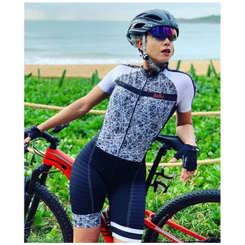 Sieviešu Triatlona Īsām Piedurknēm Riteņbraukšana Jersey Komplekti Skinsuit Aofly Maillot Ropa Ciclismo Velosipēdu Mujer Velosipēdu Apģērbu Doties Jumpsuit