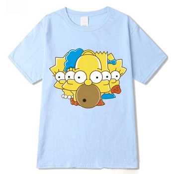 Simpsoni Smieklīgi Vīrieši ir O-veida kakla T-krekls Modes T Krekls Cilvēks Jaunajā 2020. gada Vasaras Drukāt Kravu T-kreklu, lai Sieviete