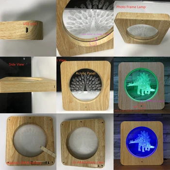 Smadzeņu Dizaina Rāmis 3D LED ABS Plastmasas Nakts Gaisma DIY Pielāgot, Lampas, Galda Lampa, Bērniem, Krāsas, Dāvanu, Mājas Dekoru Dropshipping 14320