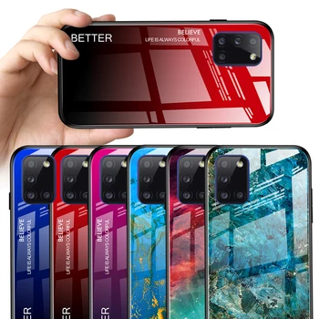 Smagās Bruņas, Triecienizturīgs Case For Samsung Galaxy Note 20 Ultra Coque S20 Ultra Gradientu, Krāsu, Rūdīta Stikla Vāks S20 Plus Gadījumā