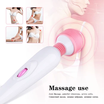 Spēcīgs Vibrators Sievietēm AV Zizli Magic Stick Vibrators Klitora Stimulāciju G Spot Dildo Masāža Vibrators Seksa rotaļlieta, paredzēta Sievietēm