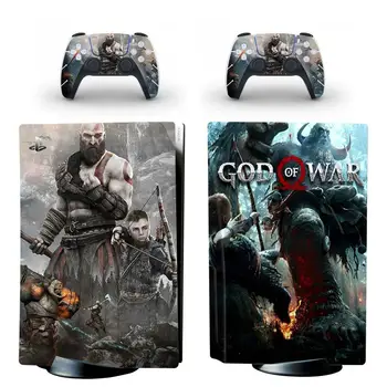 Spēles God of War PS5 Standarta Disku Izdevums Ādas Decal Uzlīmes Vāks PlayStation 5 Konsoles & Kontrolieris PS5 Ādas, Vinila Uzlīmes