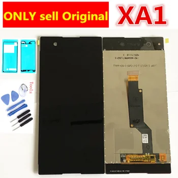 Sākotnējā 1920X1080 LCD Displejs Priekš SONY Xperia XA1 LCD ar Touch Screen Digitizer Montāža XA1 G3116 G3112 G3115 LCD Displejs