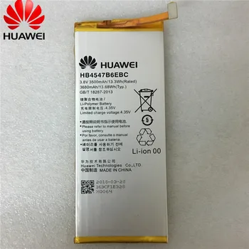 Sākotnējā HB4547B6EBC Godu 6 Plus tālruņa akumulatora Huawei Honor 6 Plus 6plus PE-TL20 PE-TL10 PE-CL00 PE-UL00 HB4547B6EBC