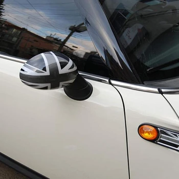 Sānu Spoguļi Aptver Vāciņi Mini Cooper R55-R61 (Sānu Ārējie Spoguļi Vāciņš ar Auto Elektriski Nolokāmi) Durvju Atpakaļskata Spogulis Attiecas Stic