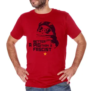 T-Krekls Porco Rosso Miyazaki Antifa Salvini Di Maio Karikatūra Anime Jaunu Modes Vīrieši Vīrieši Hip Hop 3D Drukas Jaunums T Krekls