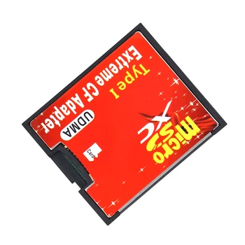 TISHRIC Jaunu Micro SD, TF, Lai Adapteri CF Karte MicroSD/HC Lai Compact Flash Type I Memory Card Reader Pārveidotājs Kamera