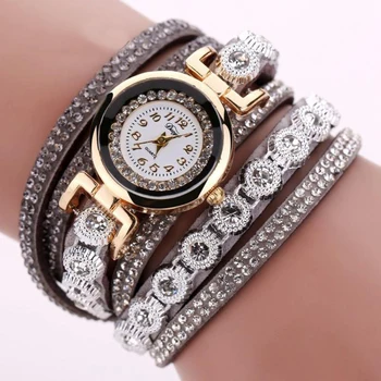 TIke Toker,Modes Luksusa Rhinestone Sieviešu Aproce Watchs Dāmas Kvarca Skatīties Gadījuma Sieviešu Rokas Pulkstenis Relogio Feminino Jaunā 10
