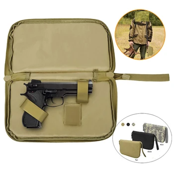 Taktiskā Pistole somiņa Rokā Pistoli Makstī Maisiņš Militāro Gun Carrier Gadījumā Mīkstu Polsterētu Aizsardzības, Medību Piederumi, X237A