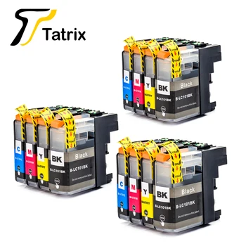 Tatrix 12PK LC101 LC103 Pilna Tintes Kasetne Brother DCP-J152W MFC-J245 MFC-J285DW MFC-J450DW MFC-J470DW MFC-J475DW Printeri