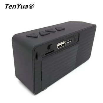 TenYua Portatīvie Mini Bluetooth Skaļrunis X3 Jambox Stila TF USB FM Bezvadu Mūzikas Skaņas Lodziņā Subwoofer Skaļruņi ar Mic